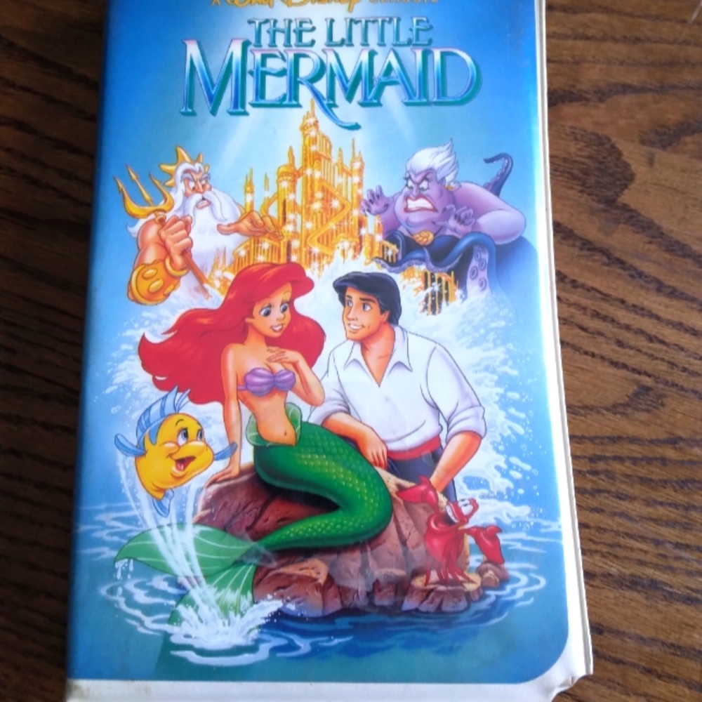 Black Diamond Banned Cover Little Mermaid VHS